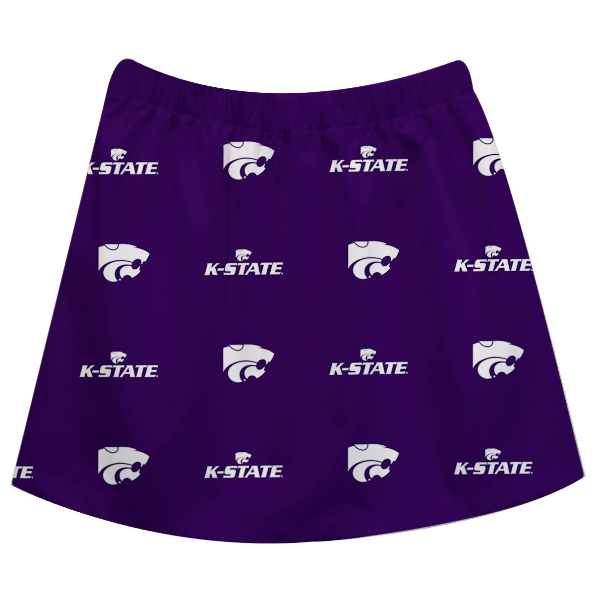 Girls Toddler Purple Kansas State Wildcats All Over Print Skirt