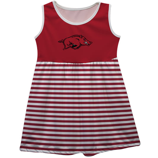 Girls Toddler Cardinal Arkansas Razorbacks Tank Dress