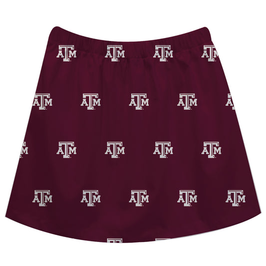 Girls Infant Maroon Texas A&M Aggies All Over Print Skirt