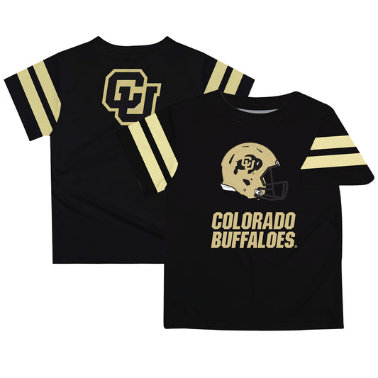 Infant Black Colorado Buffaloes Stripes On Sleeve T-Shirt