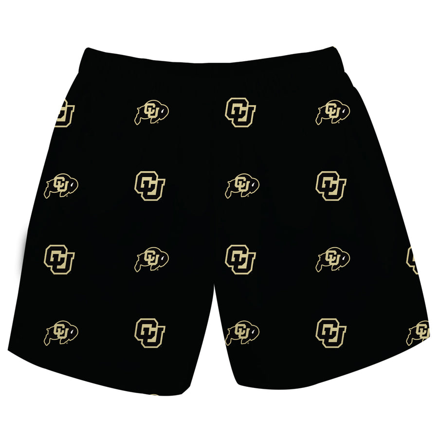 Youth Black Colorado Buffaloes Team Print Pull On Shorts