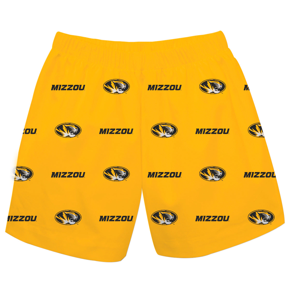 Youth Gold Missouri Tigers Team Print Pull On Shorts