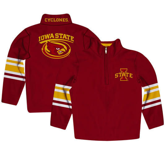 Youth Cardinal Iowa State Cyclones Quarter-Zip Pullover Sweatshirt