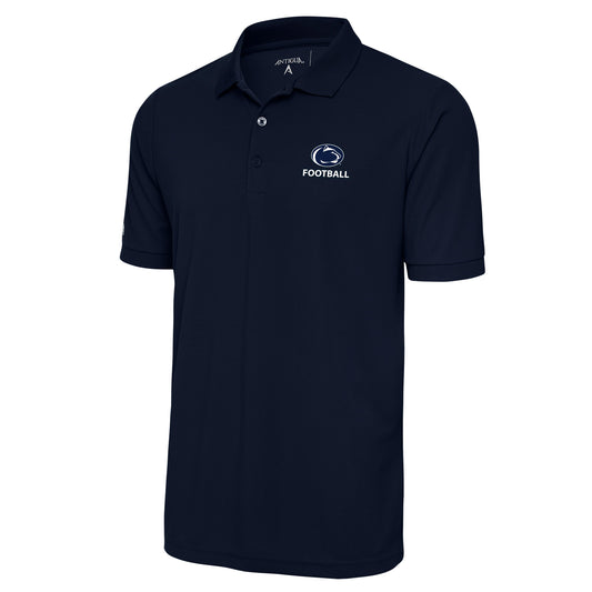 Men's Antigua Navy Penn State Nittany Lions Football Big & Tall Legacy Pique Polo