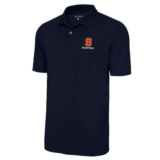 Men's Antigua Navy Syracuse Orange Basketball Big & Tall Legacy Pique Polo