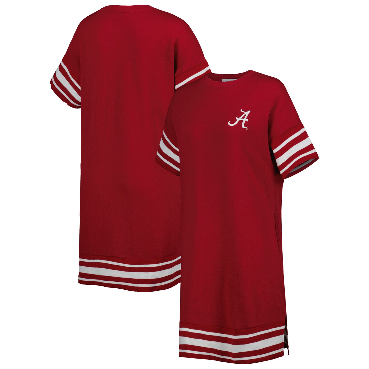 Women's Touch Crimson Alabama Crimson Tide Cascade T-Shirt Dress