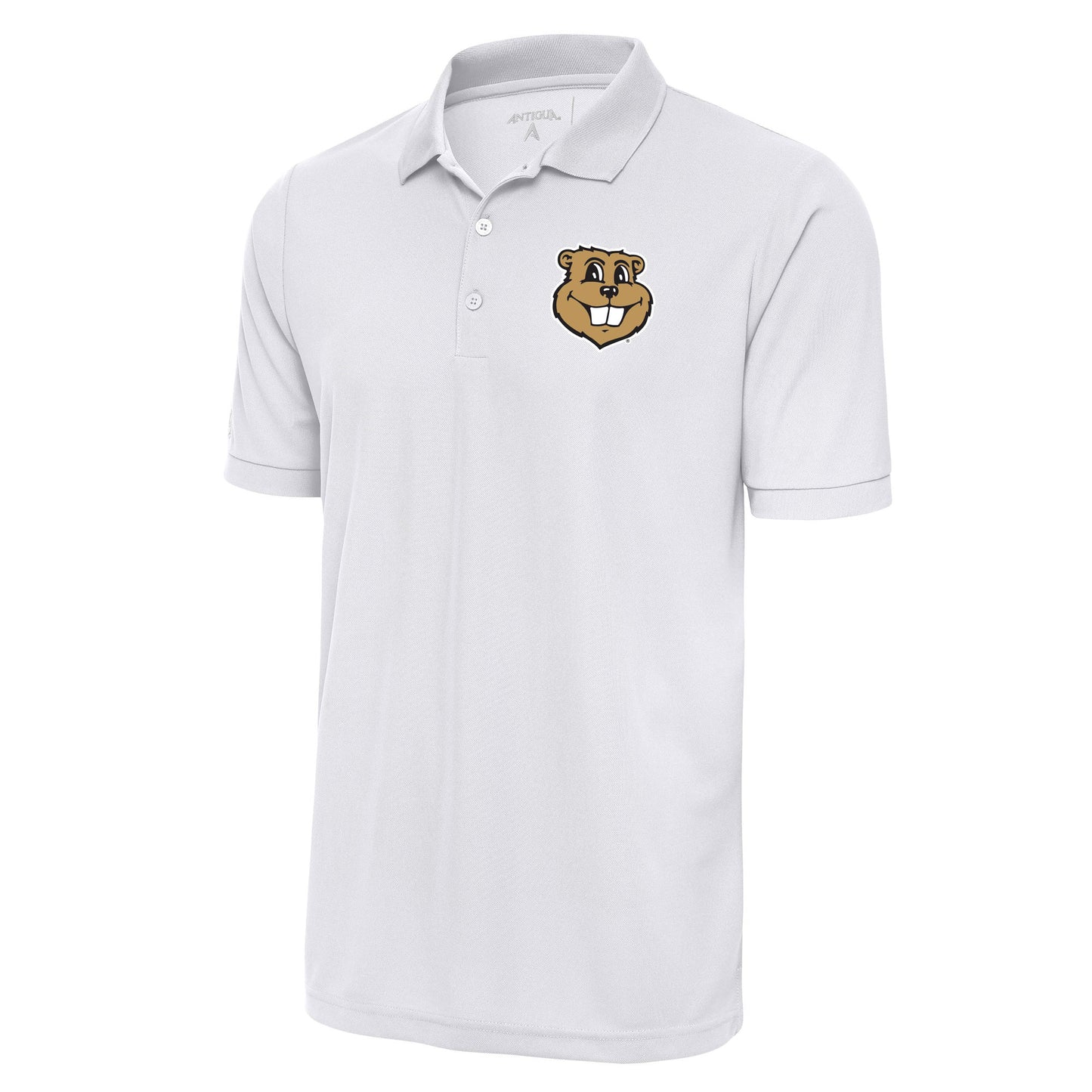 Men's Antigua White Minnesota Golden Gophers Goldy Legacy Pique Polo