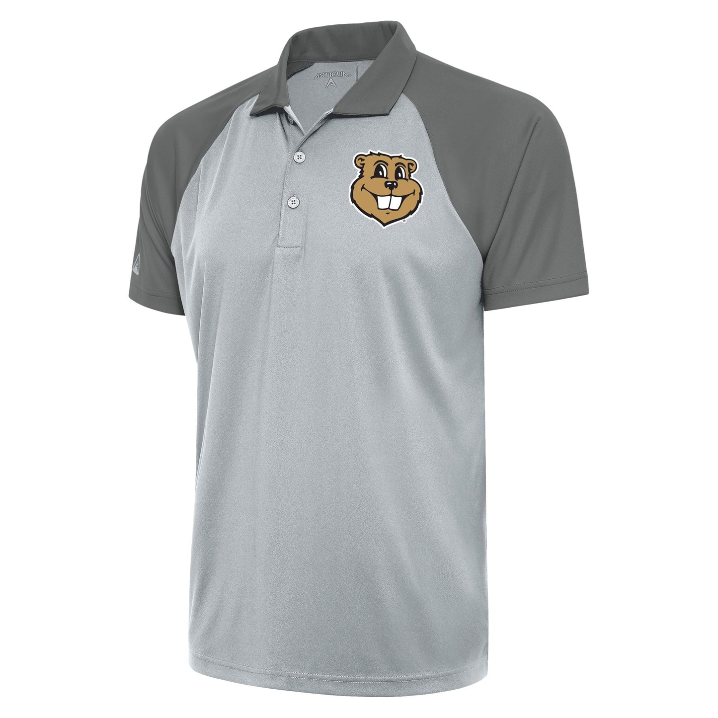 Men's Antigua Silver Minnesota Golden Gophers Goldy Nova Polo