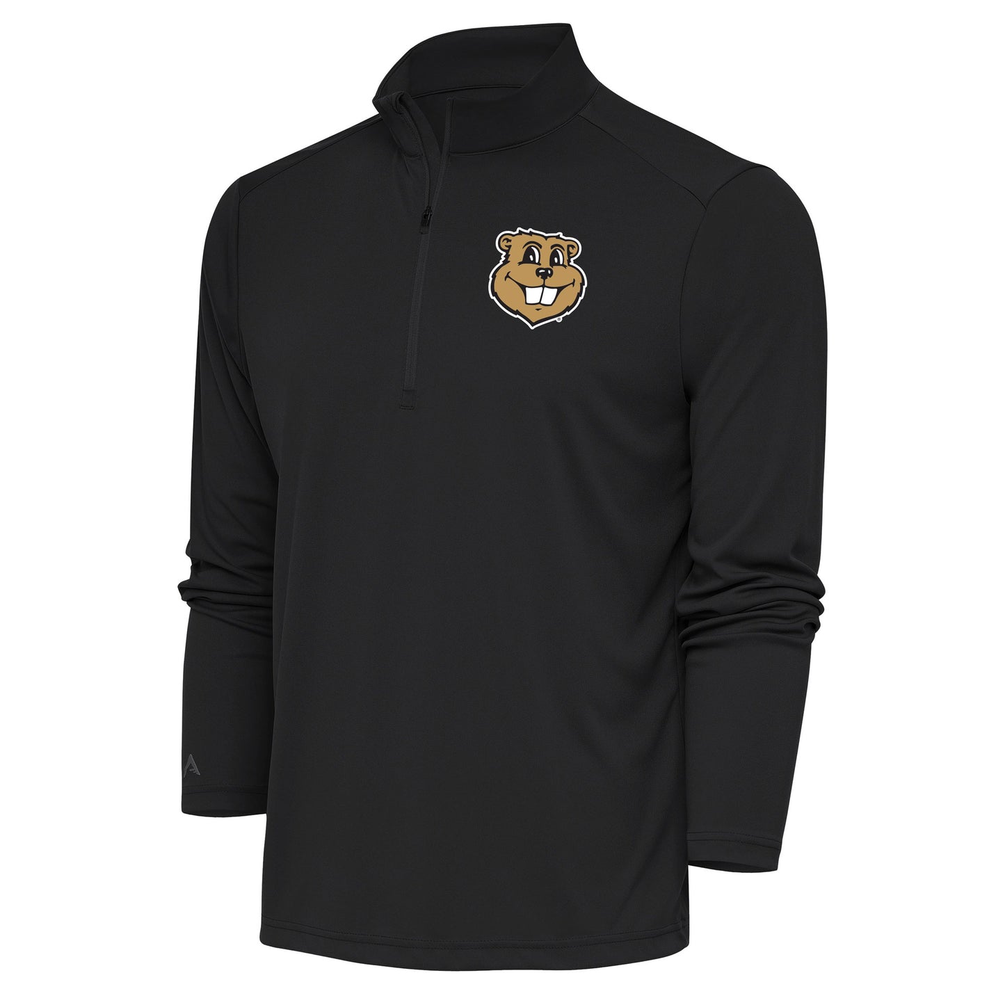 Men's Antigua Gray Minnesota Golden Gophers Tribute Quarter-Zip Pullover Top