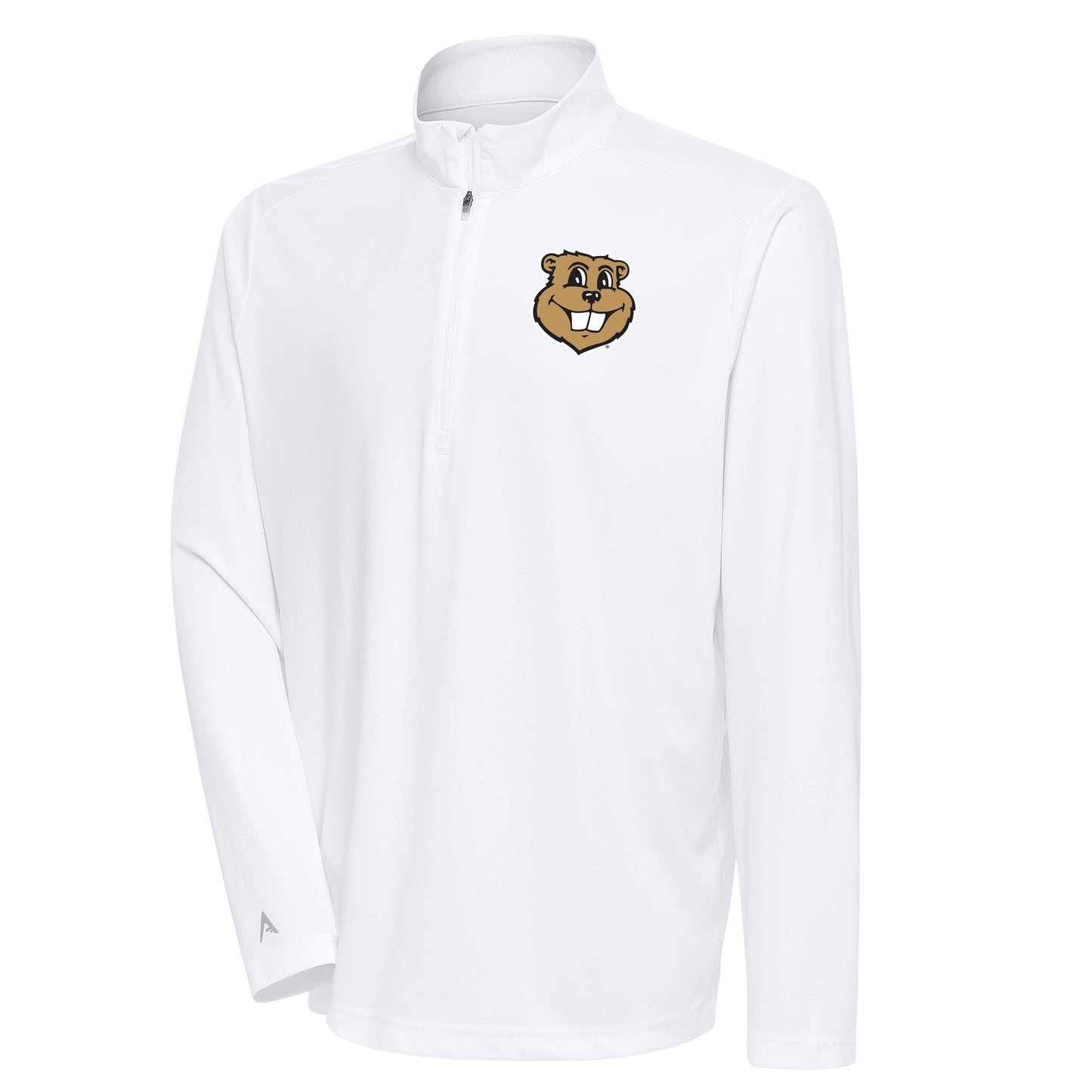 Men's Antigua White Minnesota Golden Gophers Tribute Quarter-Zip Pullover Top