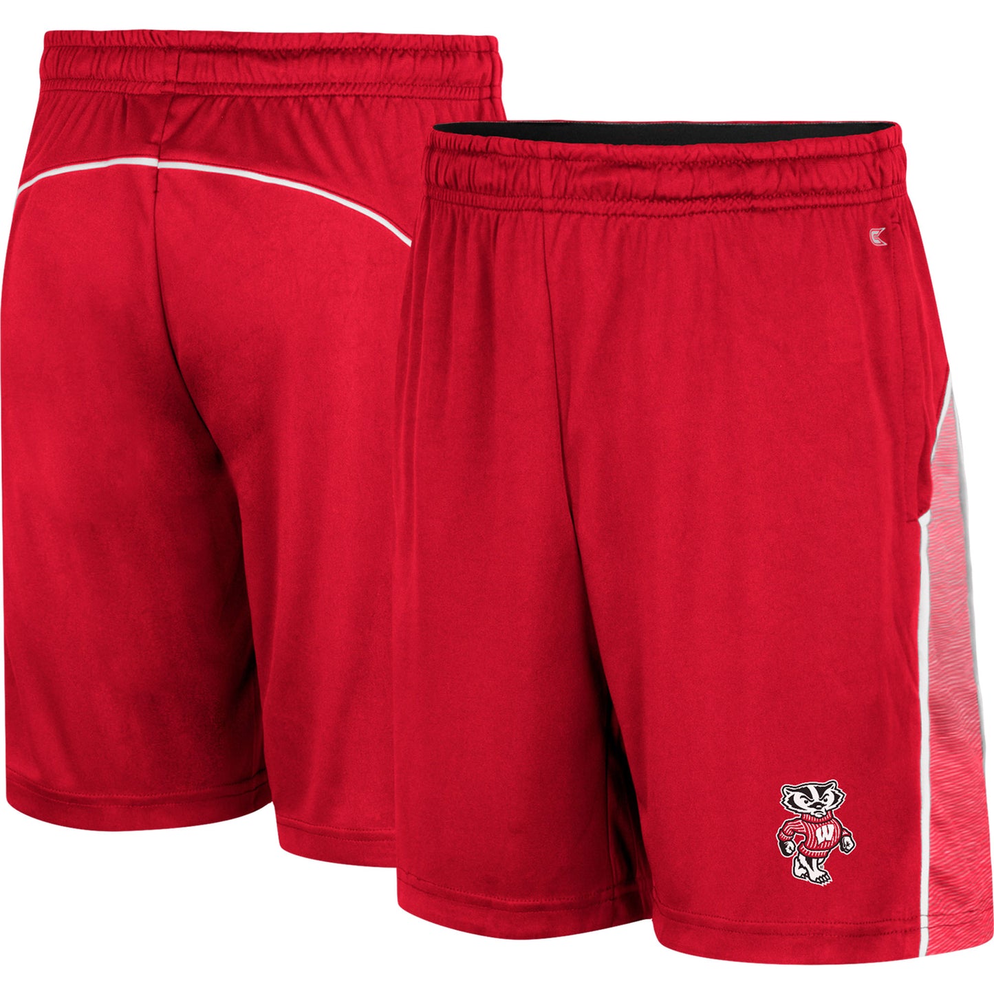 Youth Colosseum Red Wisconsin Badgers Max Shorts