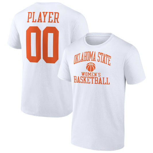 Men's White Oklahoma State Cowgirls Women's Basketball Pick-A-Player NIL Gameday Tradition T-Shirt