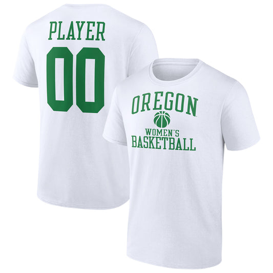 Men's White Oregon Ducks Women's Basketball Pick-A-Player NIL Gameday Tradition T-Shirt