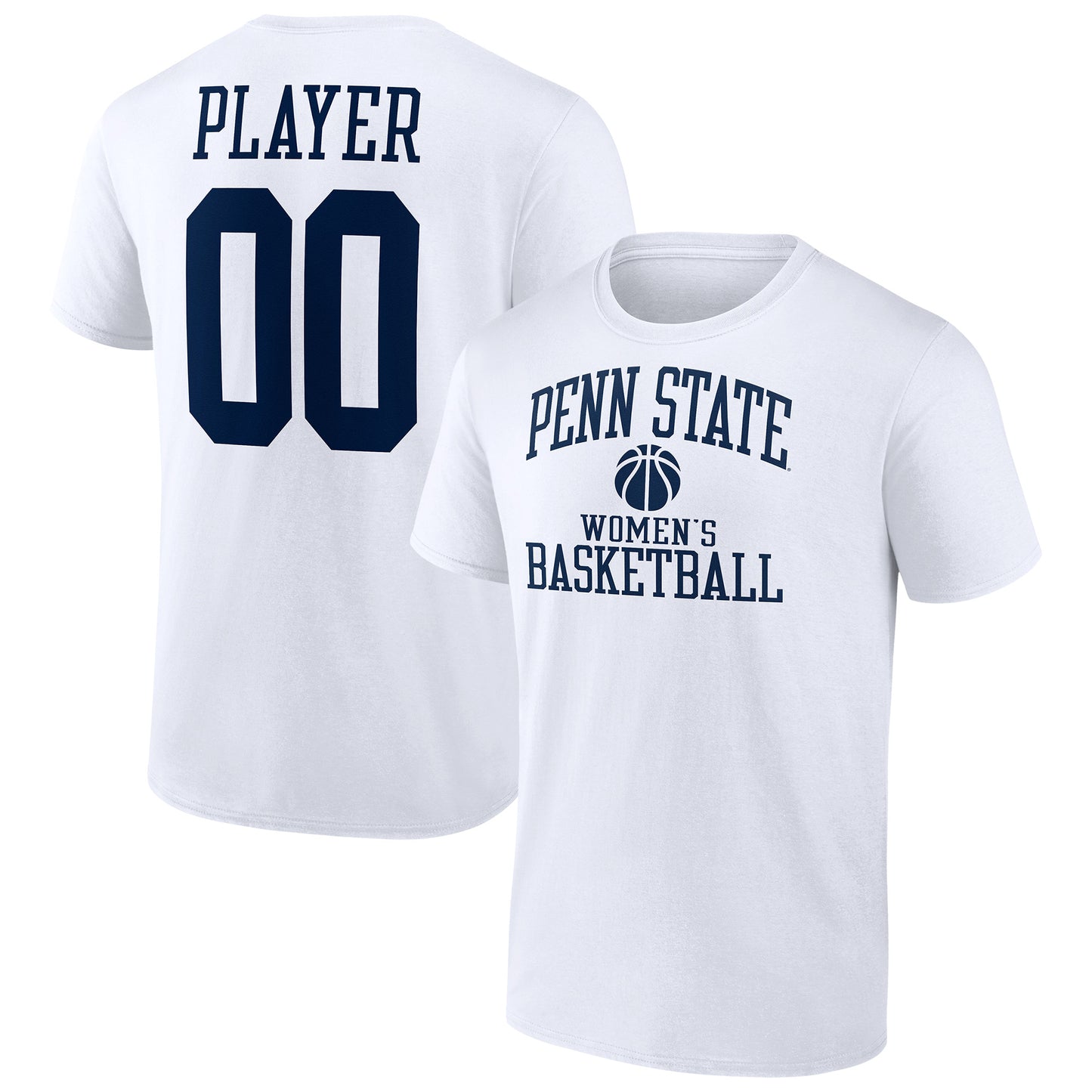 Men's White Penn State Nittany Lions Women's Basketball Pick-A-Player NIL Gameday Tradition T-Shirt