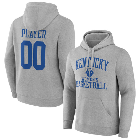 Men's Gray Kentucky Wildcats Women's Basketball Pick-A-Player NIL Gameday Tradition Pullover Hoodie