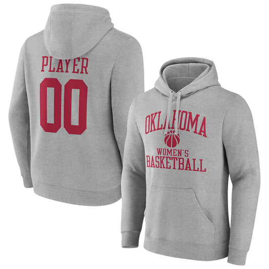 Men's Gray Oklahoma Sooners Women's Basketball Pick-A-Player NIL Gameday Tradition Pullover Hoodie