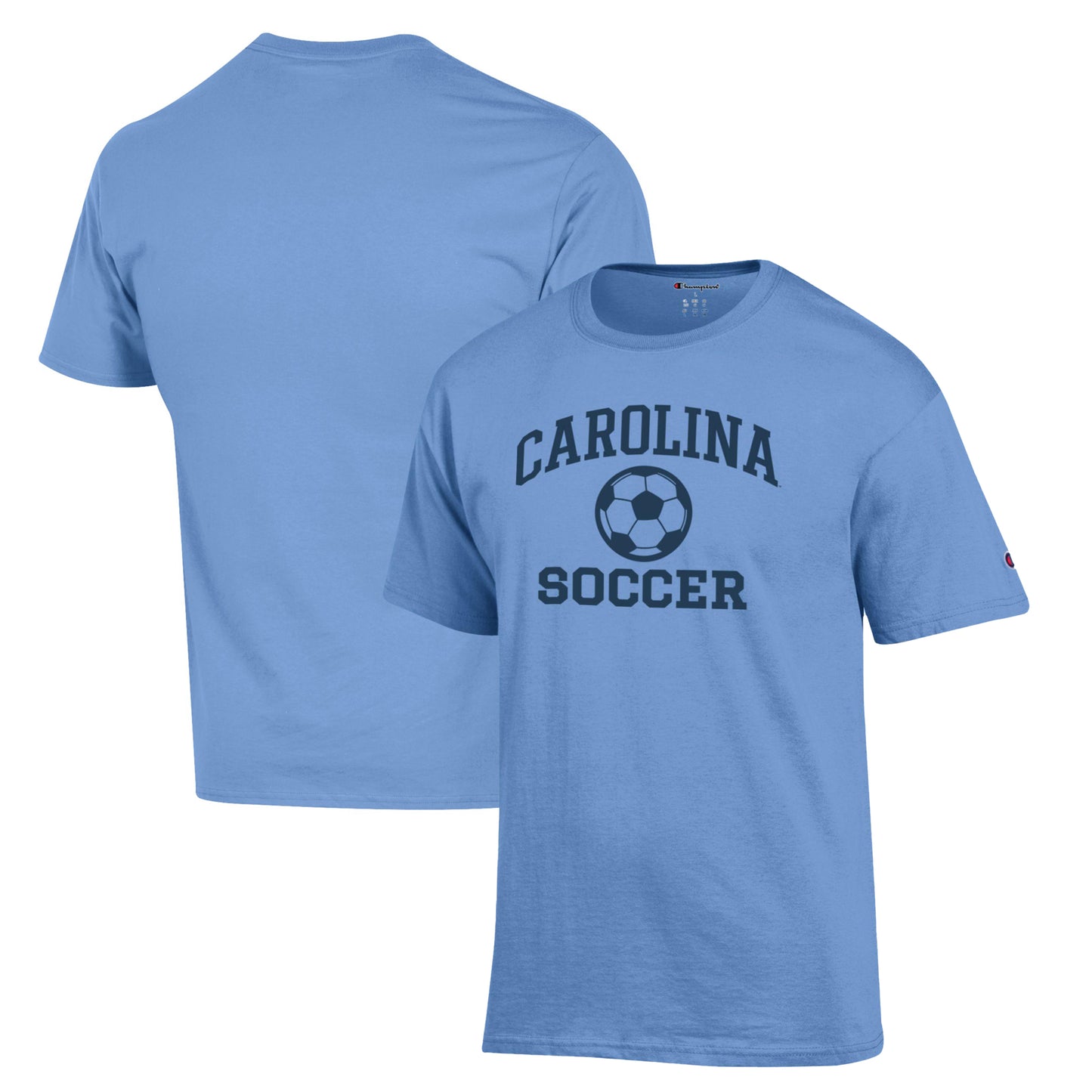 Men's Champion Carolina Blue North Carolina Tar Heels Soccer Icon T-Shirt