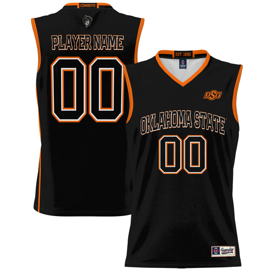 Men's GameDay Greats Black Oklahoma State Cowboys NIL Pick-A-Player Lightweight Basketball Jersey