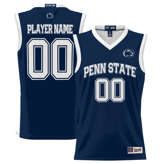 Men's GameDay Greats Navy Penn State Nittany Lions NIL Pick-A-Player Lightweight Basketball Jersey