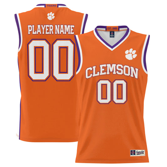 Youth Game Day Greats Orange Clemson Tigers NIL Pick-A-Player Lightweight Basketball Jersey