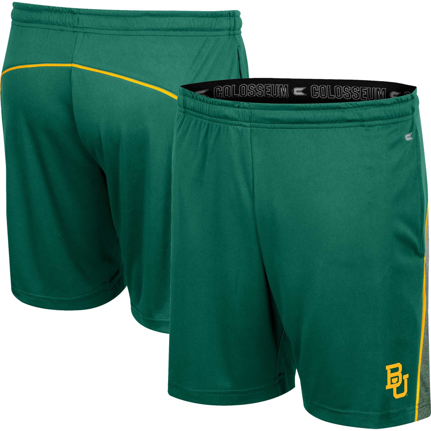 Men's Colosseum Green Baylor Bears Laws of Physics Shorts