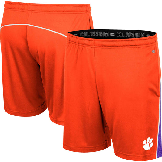 Men's Colosseum Orange Clemson Tigers Laws of Physics Shorts