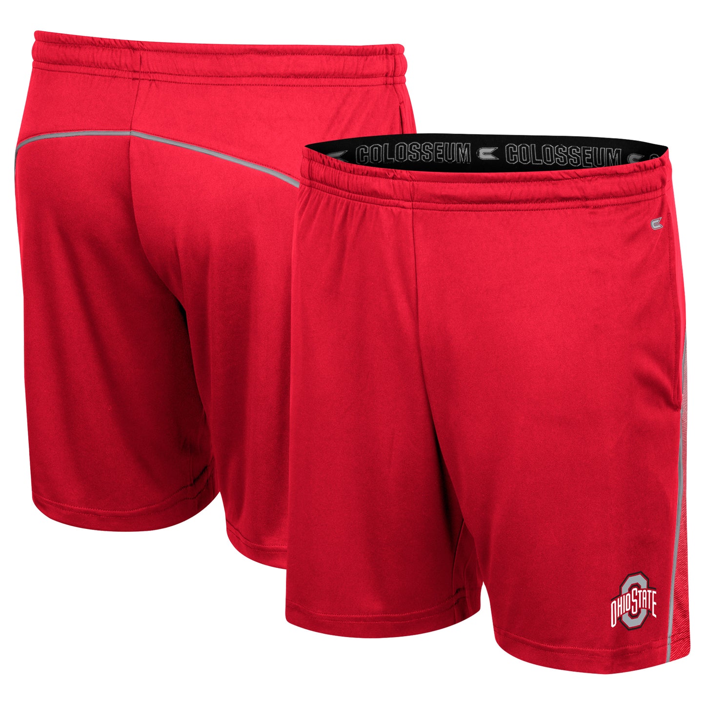 Men's Colosseum Scarlet Ohio State Buckeyes Laws of Physics Shorts