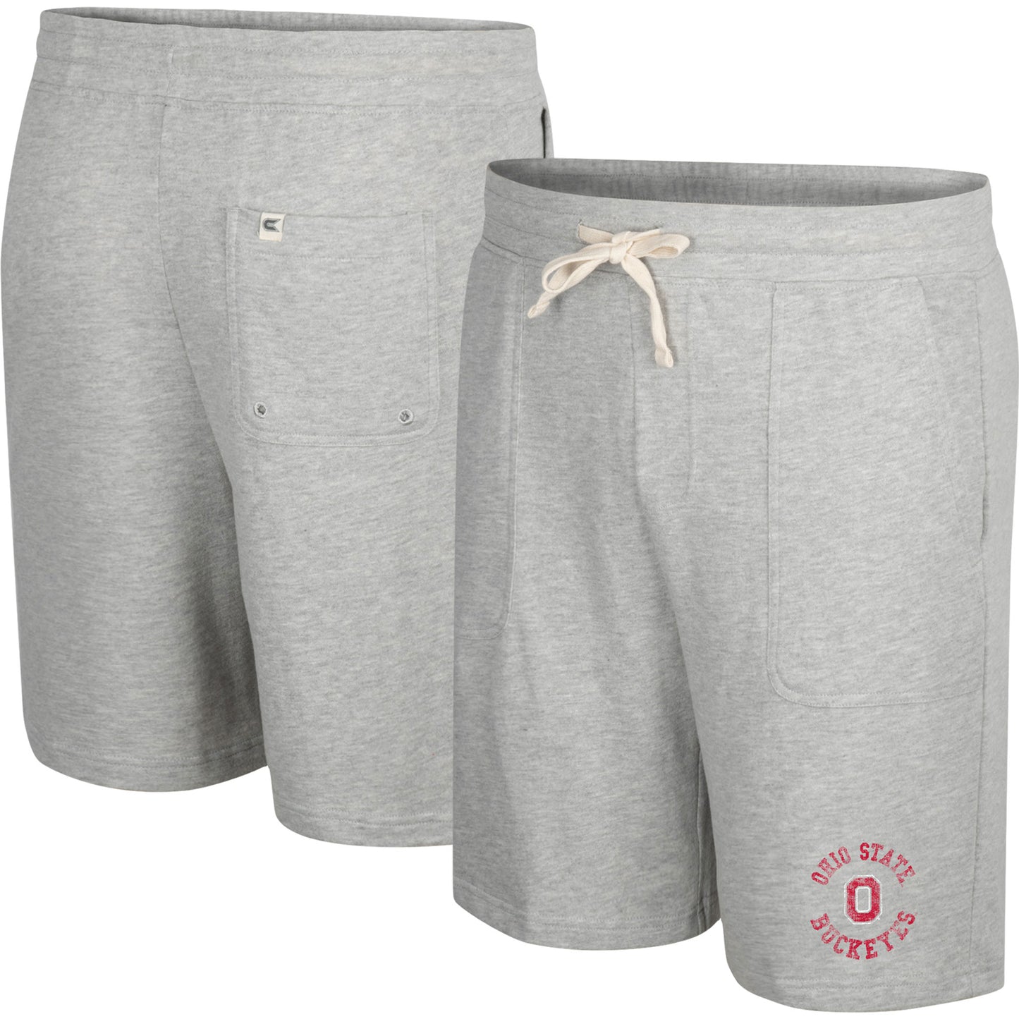 Men's Colosseum Heather Gray Ohio State Buckeyes Love To Hear This Terry Shorts