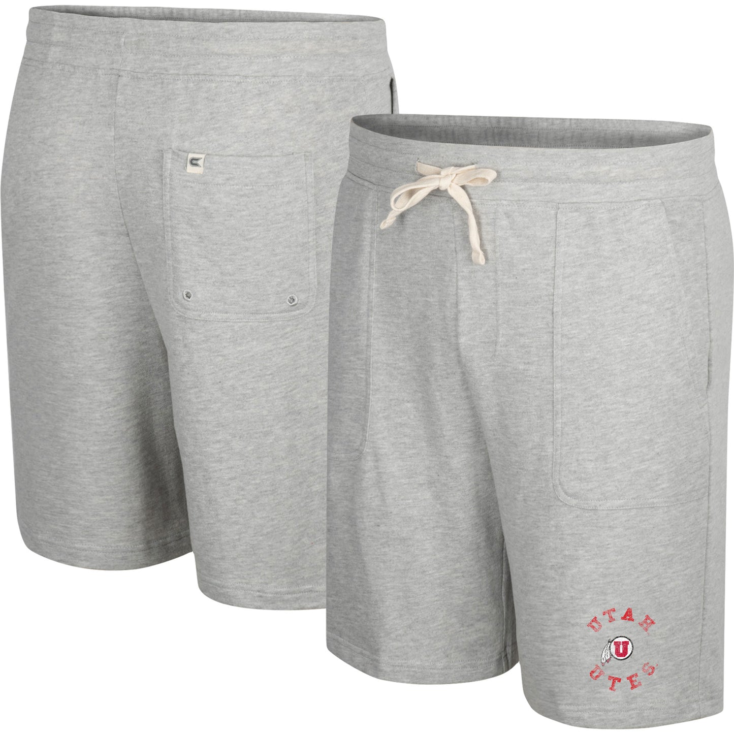 Men's Colosseum Heather Gray Utah Utes Love To Hear This Terry Shorts