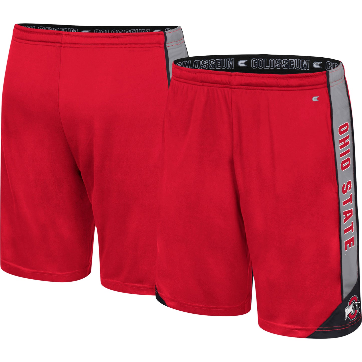 Men's Colosseum Scarlet Ohio State Buckeyes Haller Shorts