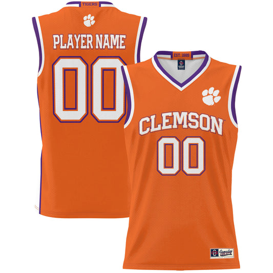 Unisex GameDay Greats  Orange Clemson Tigers  Lightweight NIL Pick-A-Player Basketball Jersey