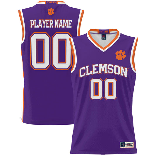 Unisex GameDay Greats  Purple Clemson Tigers  Lightweight NIL Pick-A-Player Basketball Jersey