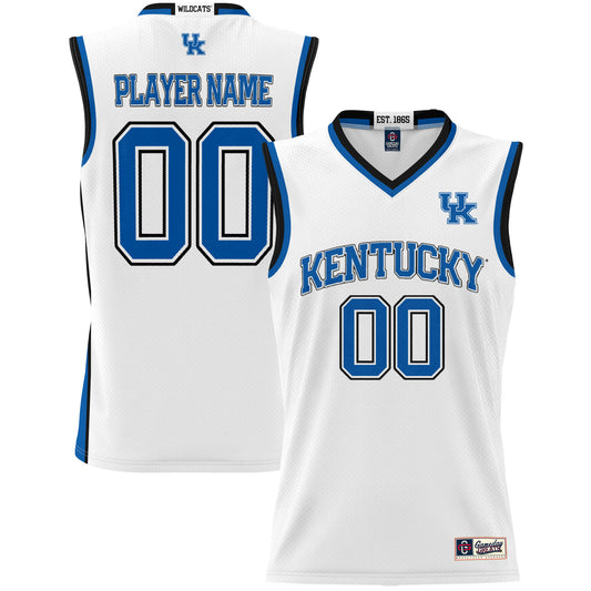 Unisex GameDay Greats  White Kentucky Wildcats  Lightweight NIL Pick-A-Player Basketball Jersey