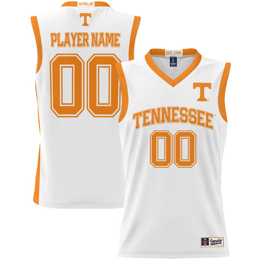 Unisex GameDay Greats  White Tennessee Volunteers  Lightweight NIL Pick-A-Player Basketball Jersey