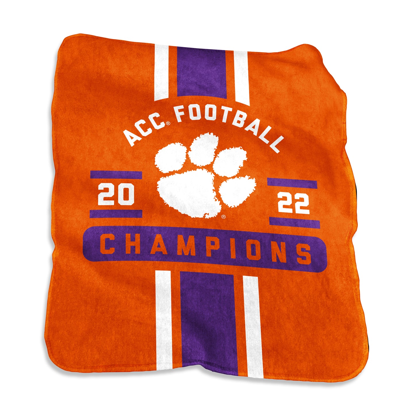 Clemson Tigers 2022 ACC Football Conference Champions 50'' x 60'' Silk Touch Throw Blanket