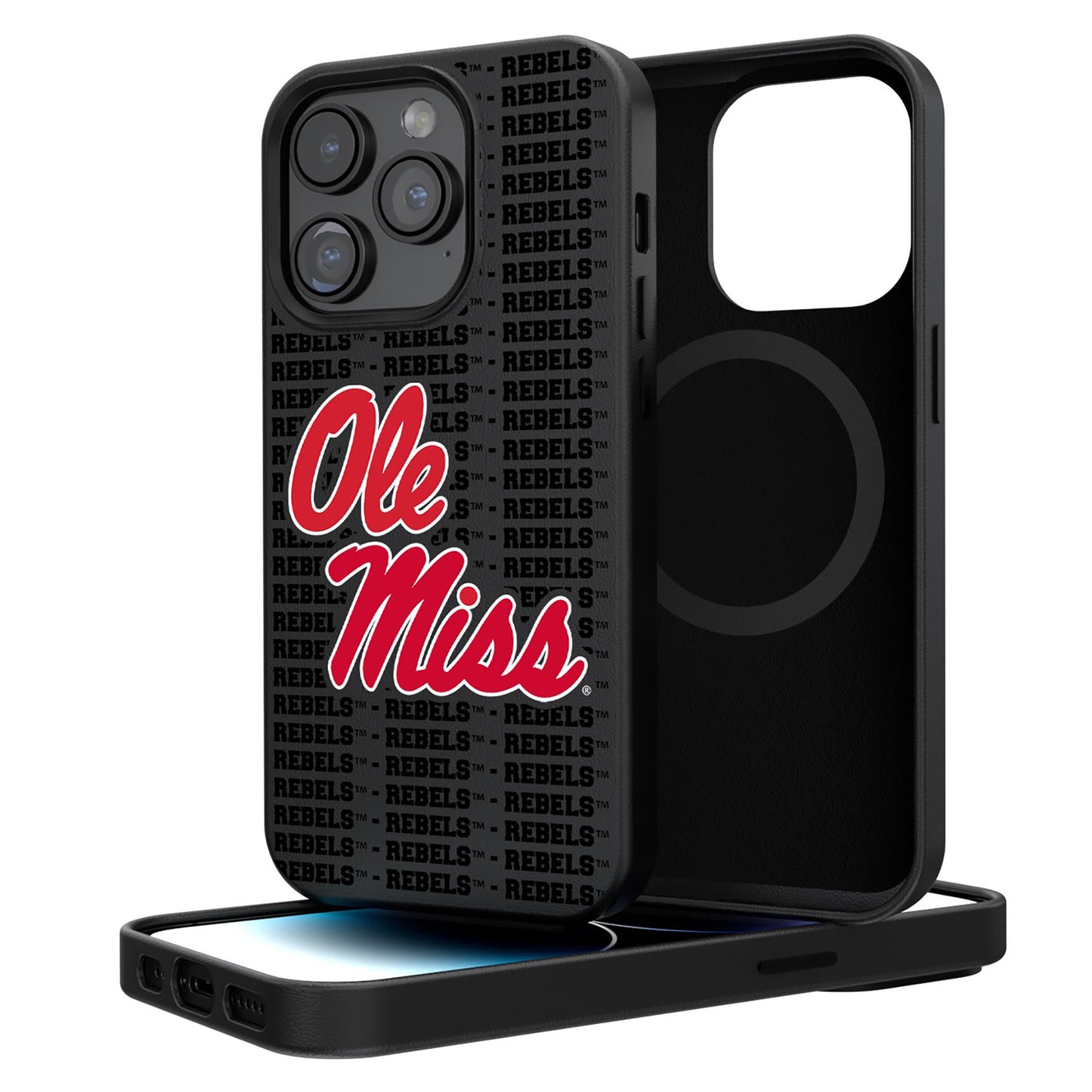 Ole Miss Rebels Primary Logo iPhone Magnetic Bump Case