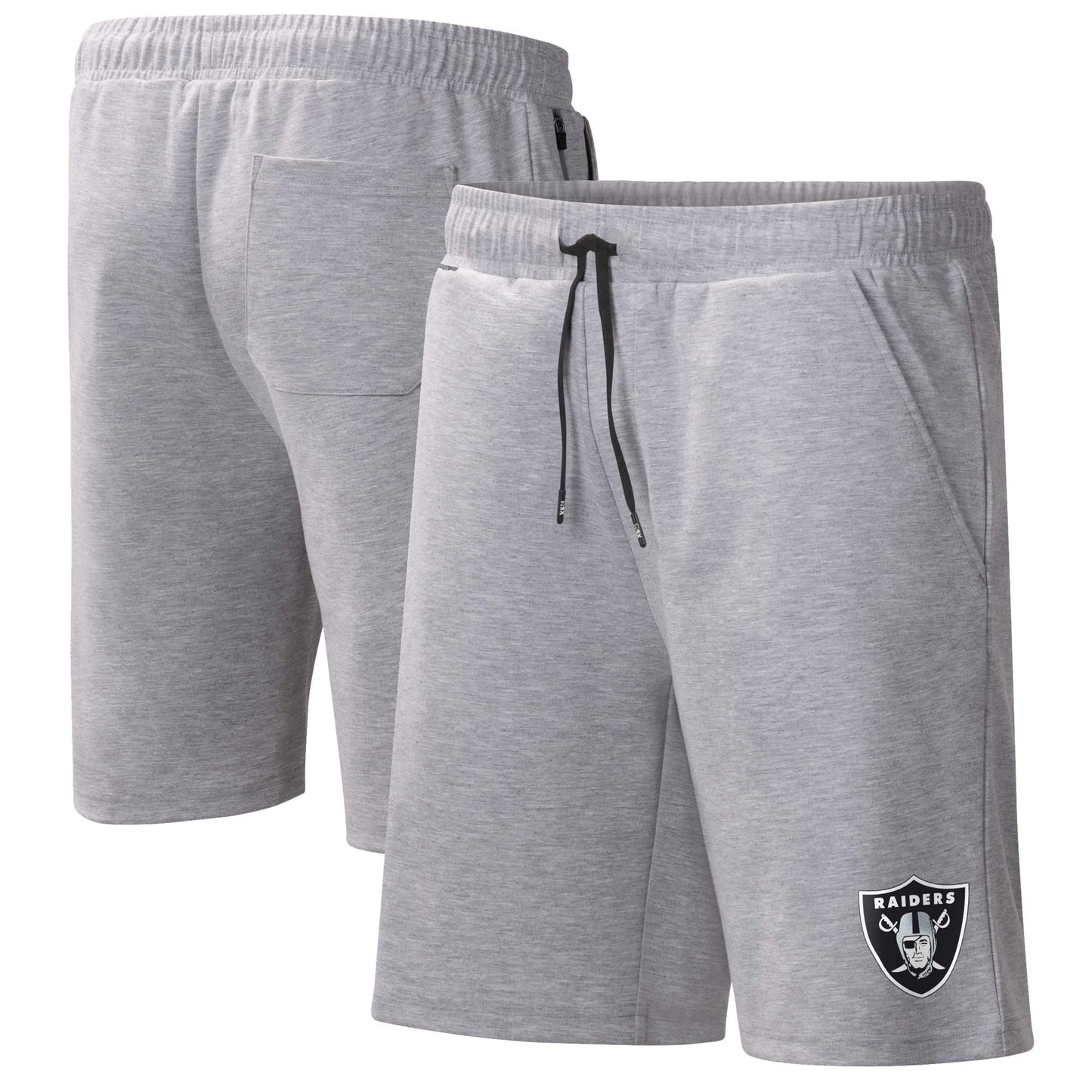 Men's MSX by Michael Strahan Heather Gray Las Vegas Raiders Trainer Shorts