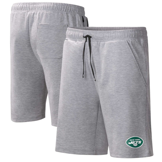 Men's MSX by Michael Strahan Heather Gray New York Jets Trainer Shorts