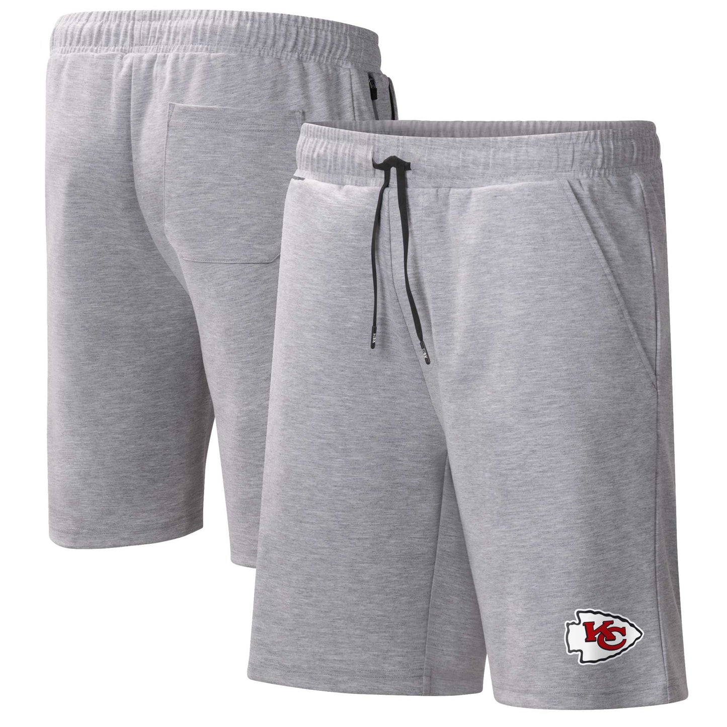 Men's MSX by Michael Strahan Heather Gray Kansas City Chiefs Trainer Shorts