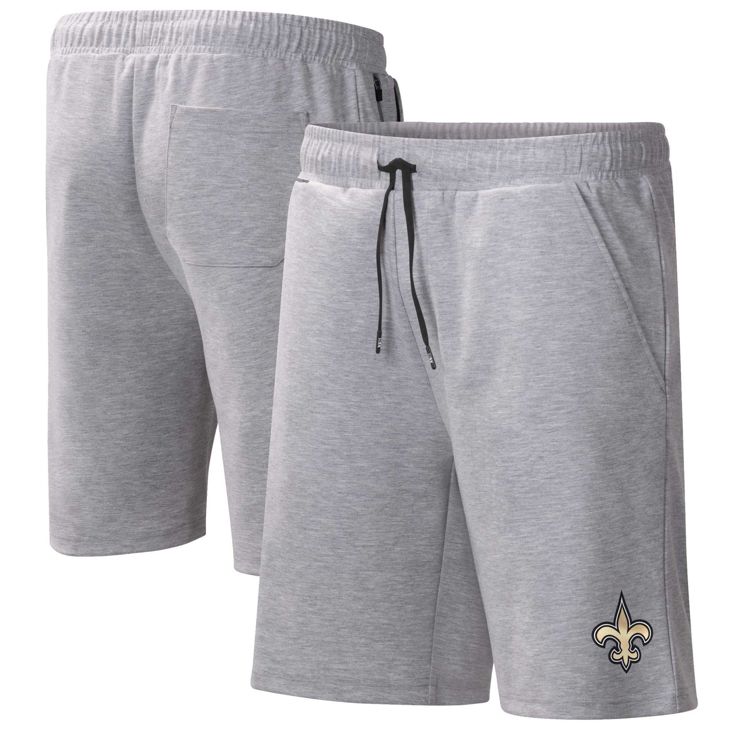 Men's MSX by Michael Strahan Heather Gray New Orleans Saints Trainer Shorts