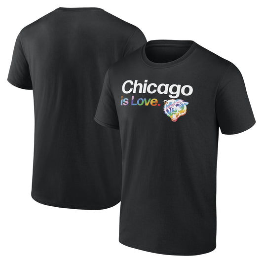 Men's Black Chicago Bears City Pride Team T-Shirt