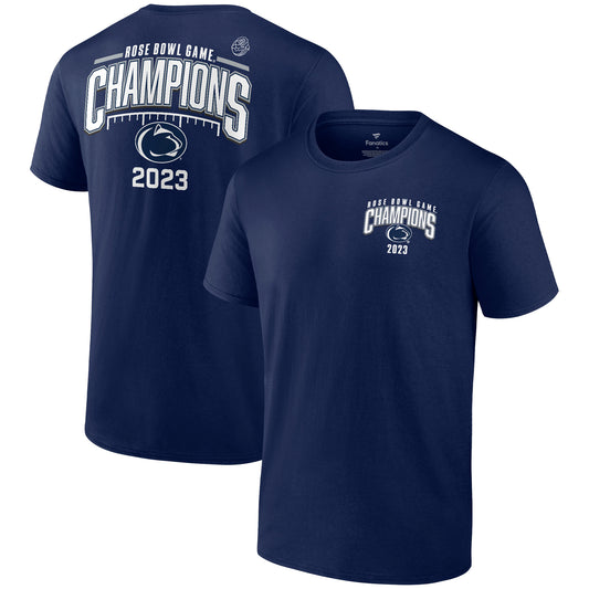 Men's Fanatics Navy Penn State Nittany Lions 2023 Rose Bowl Champions T-Shirt