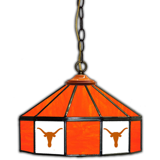 Imperial Texas Longhorns 14'' Team Logo Glass Pub Lamp