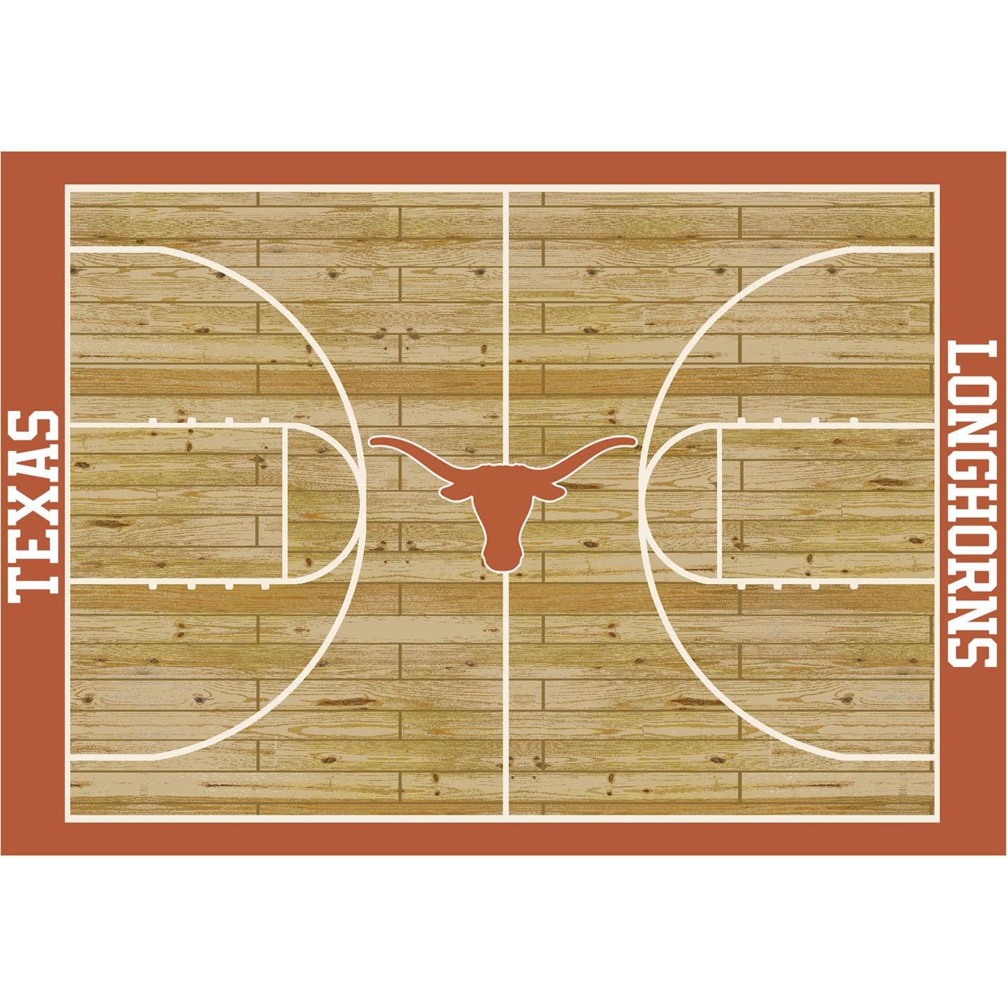 Imperial Texas Longhorns 6' x 8' Team Logo Courtside Rug