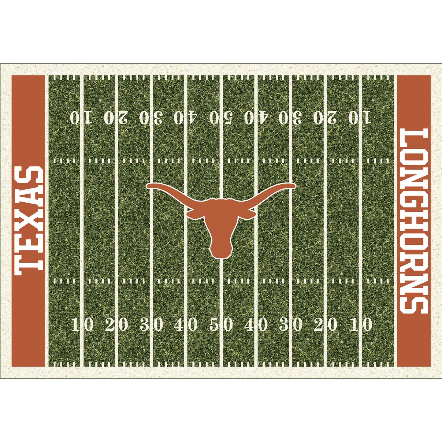 Imperial Texas Longhorns 7'8'' x 10'9'' Home Field Rug