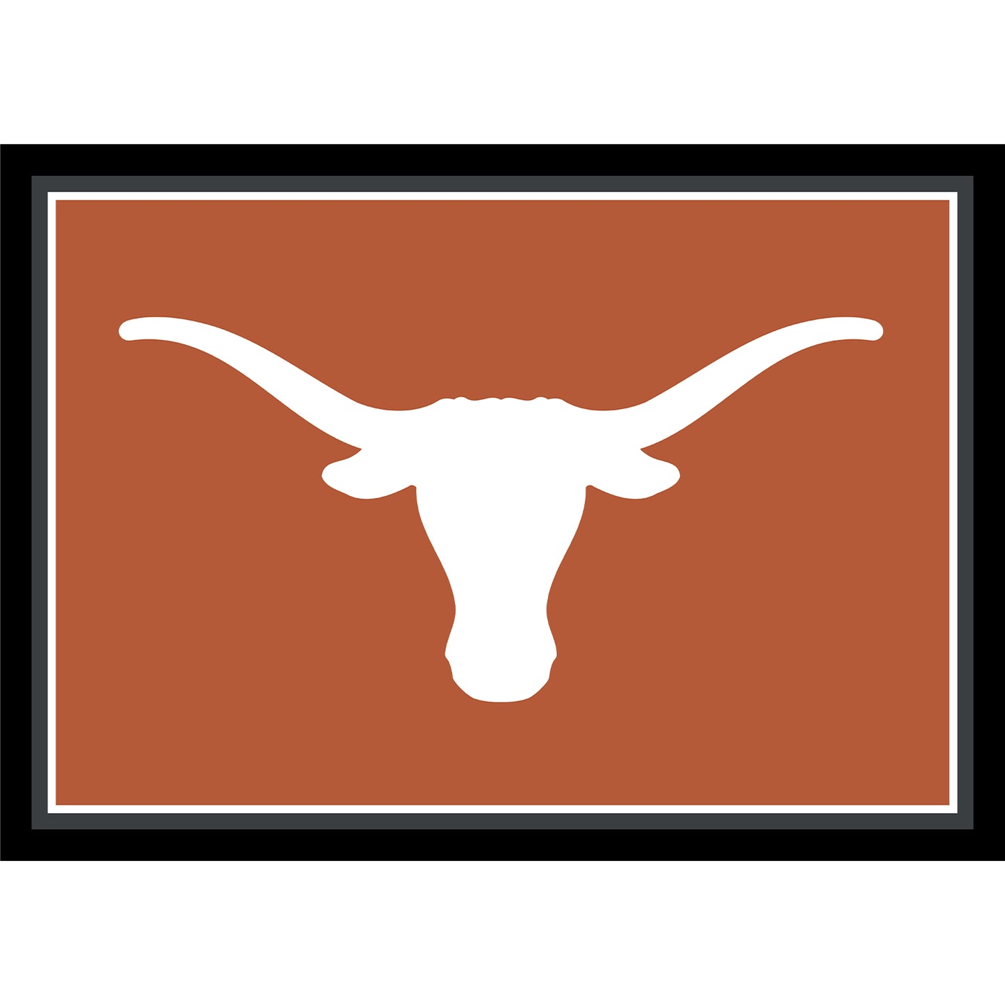 Imperial Texas Longhorns 7'8'' x 10'9'' Spirit Rug