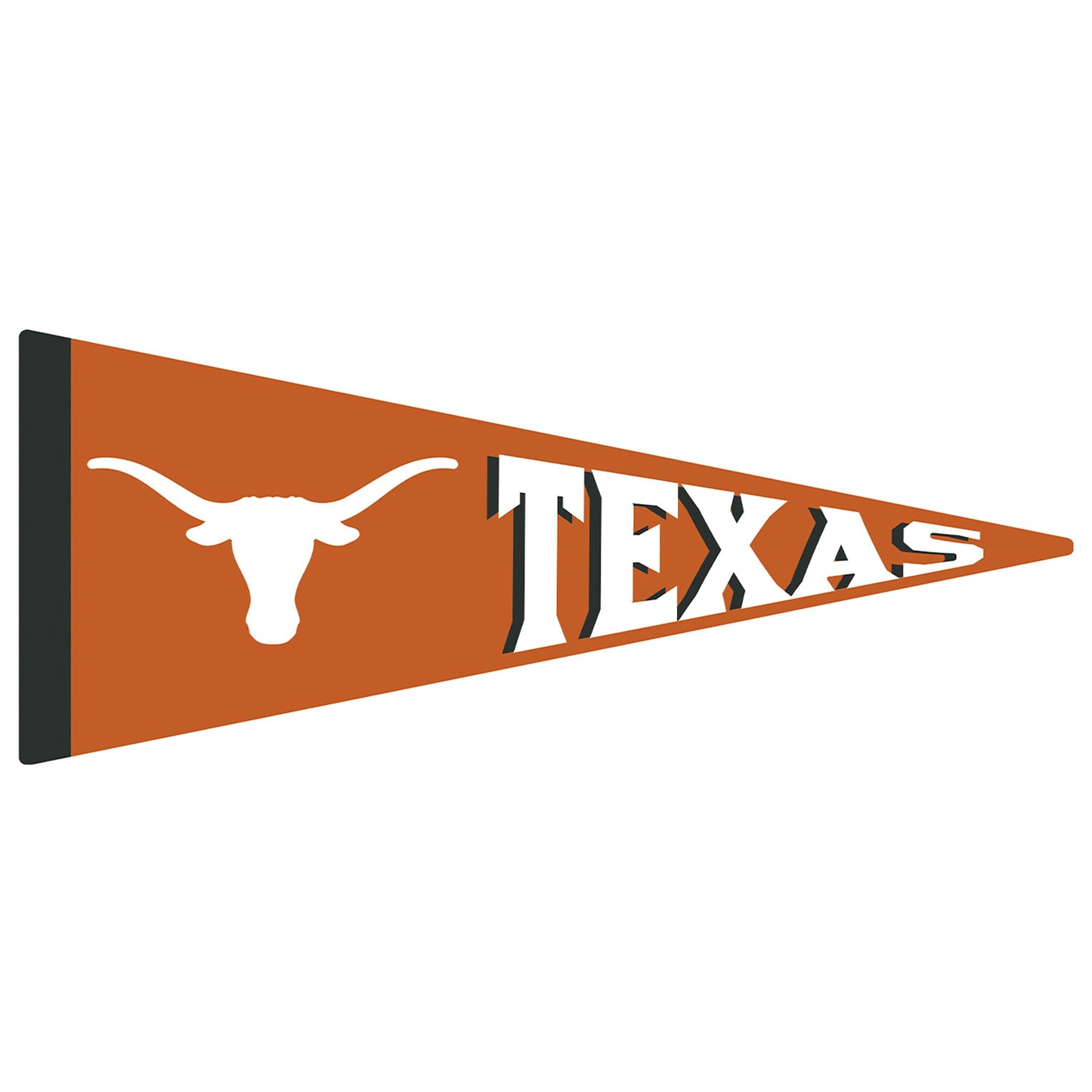 Imperial Texas Longhorns 12.5'' x 30'' Team Logo Wood Pennant Wall Art