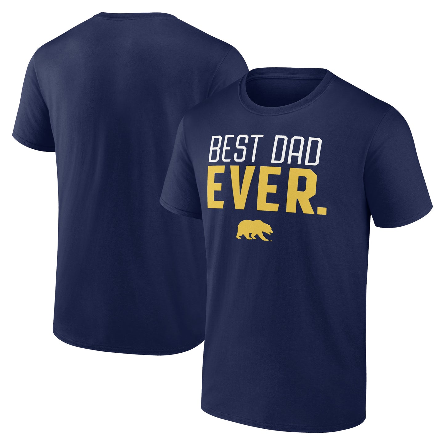 Men's Navy Cal Bears Best Dad Ever T-Shirt