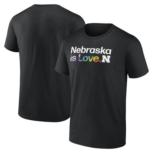 Men's Black Nebraska Huskers City Pride T-Shirt