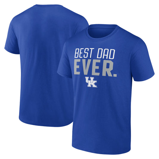 Men's Royal Kentucky Wildcats Best Dad Ever T-Shirt